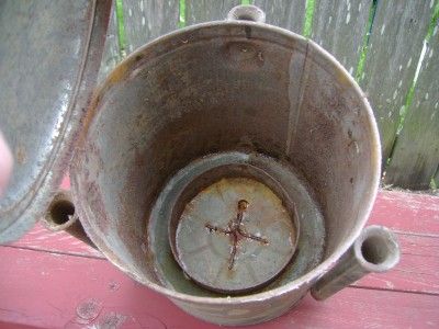 Antique Insurance National Stove Sanitary Top Lorain OH Fuel Tank 