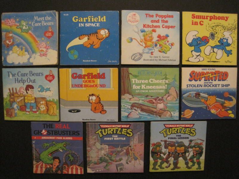 28 BOOK LOT CARTOON COMIC TV 1970 1990 PB 1st PRINT HTF  