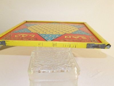 VINTAGE CHINESE CHECKERS AND CHECKERS BOARD  