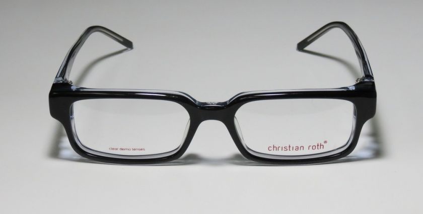 NEW CHRISTIAN ROTH 14040 53 17 130 BRAND NAME BLACK EYEGLASS/GLASSES 