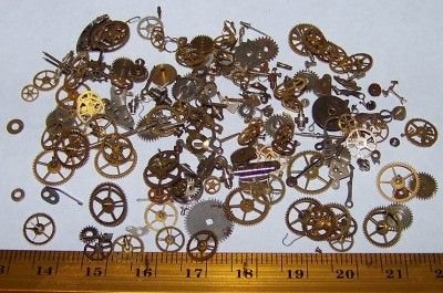 just purchased an amazing lot of old watch parts. This lot is loaded 