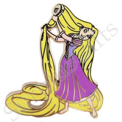 Disney Tangled Princess Rapunzel Enamel Lapel Pin  