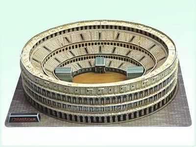 NEW DIY 3D Puzzle 3 d Puzzles Jigsaw Colosseum ITALY 84 Pieces Free 