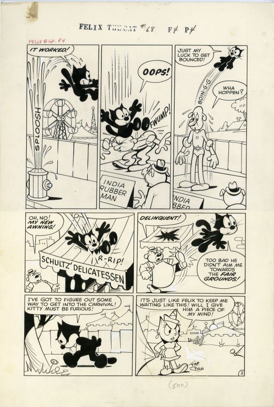 JOE ORIOLO   FELIX THE CAT #2 COMPLETE 15 PG STORY ART  