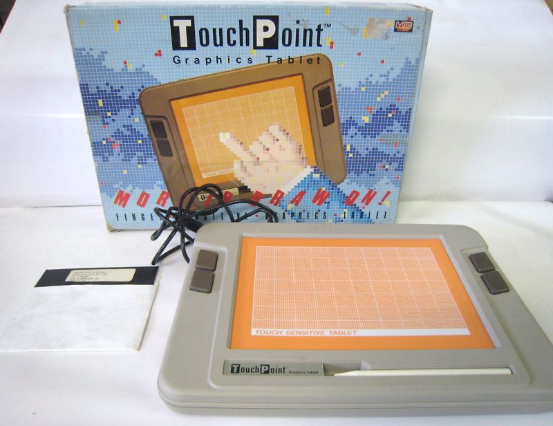 Vintage Touch Point Graphics Tablet Commodore 64 C64  