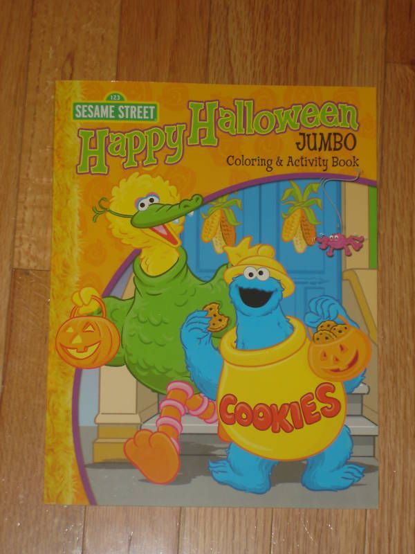 NEW SESAME STREET HAPPY HALLOWEEN COLORING BOOK  