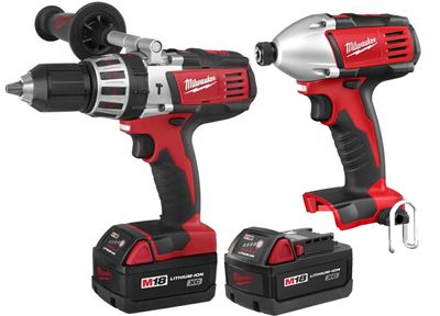 Milwaukee 2611 24P M18™ Hammer Drill and Impact Driver  