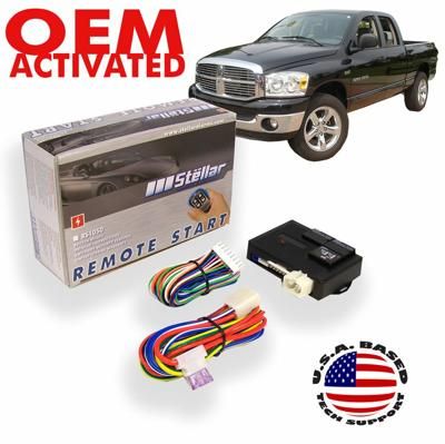 02 08 DODGE RAM 1500 FACTORY OEM ADD ON Remote Start  