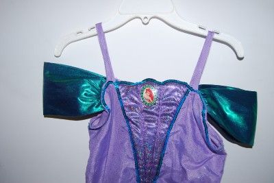   Princess Ariel The Little Mermaid Gown Dress Up Halloween Costume 7/8