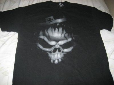 WWF WWE Wrestling Triple H HHH King of Kings Skull Logo Mens Shirt 