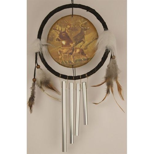 New DEER 7 Wind Chime Dream Catcher Decoration BUCK  