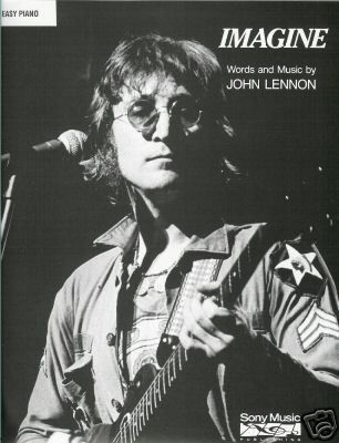 IMAGINE By JOHN LENNON   Easy Piano SHEET MUSIC  