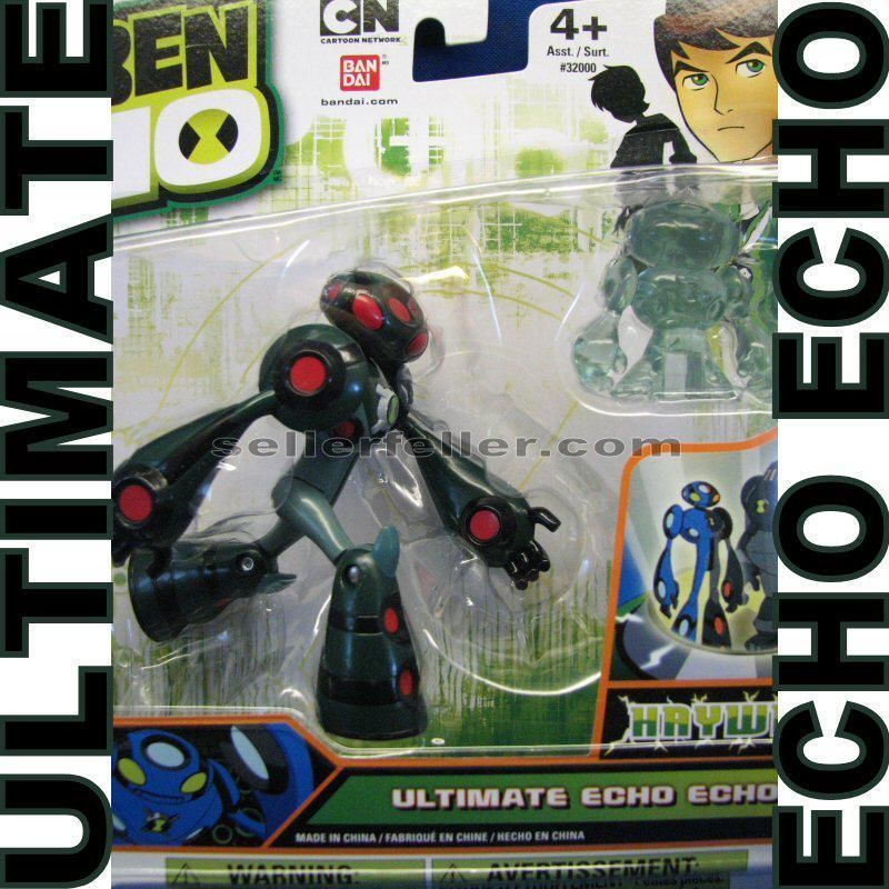 New BEN 10 4 ULTIMATE ECHO ECHO w/mini alien HAYWIRE  