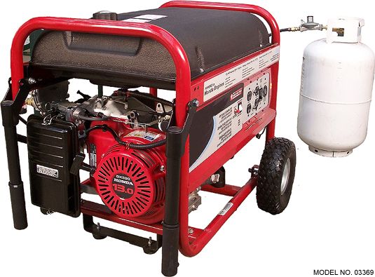 Triple Fuel Honda 8750 W Generator * ELECTRIC START *  