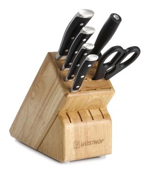 WUSTHOF IKON #8347 7 PIECE KNIFE BLOCK GIFT SET  