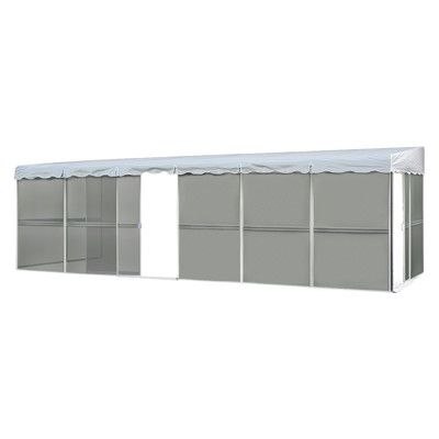 Patio Mate White 256l x 86w Screened Enclosure  