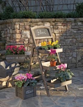 NAPA Home & Garden Left Bank Collection French Style Produce Stand 