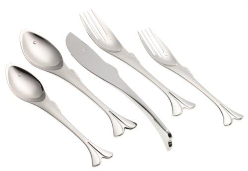 12  5 Piece Placesettings consisting of Dinner knife, Soup spoon 