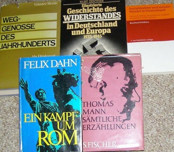 German Language Book Lot History & Politics  