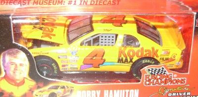 BOBBY HAMILTON #4 KODAK 50TH NASCAR SIGNATURE 1998 RARE  