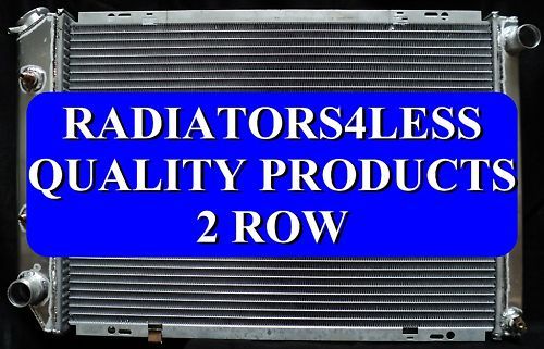 NEW ALL ALUMINUM RADIATOR 1980 1993 FORD MUSTANG 2 ROW  