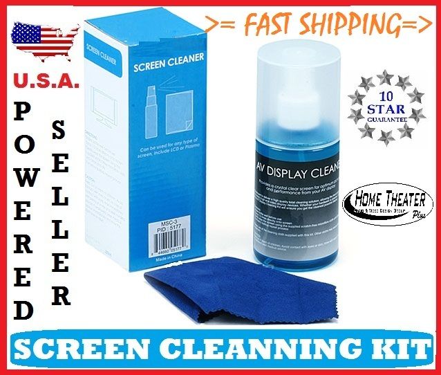 LAPTOP SCREEN CLEANER & CLEANING CLOTH KIT 4 COMPUTER  