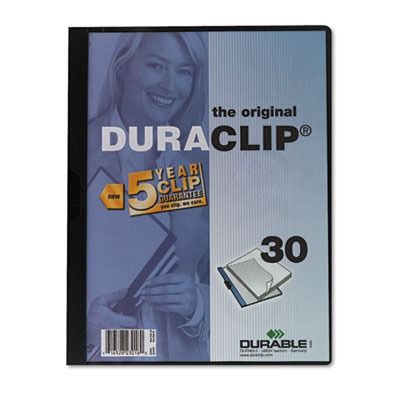 Durable   220328   Vinyl DuraClip Report Cover w/Clip   10 Item Bundle 