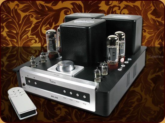   tube EL 34B as the class A power amplifier, it is good sound quality