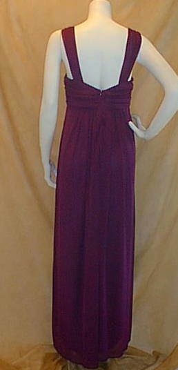 New Long Purple Vneck Maternity Dress SMALL Dresses SM  