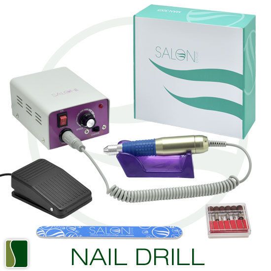 Professional Nail FILE COMPLETE Acrylic Manicure Drill Sand Electric 