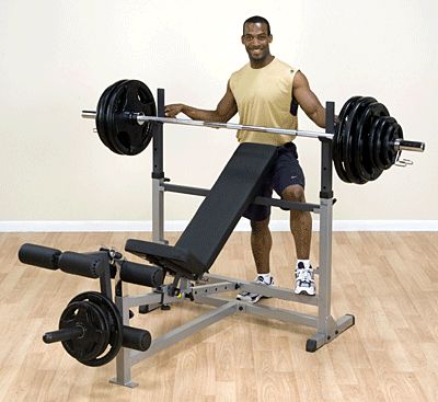 BODY SOLID Olympic Style COMBO Weight BENCH GDIB46L  