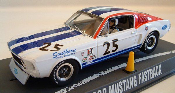 Pioneer P029 68 Ford Mustang SFD Team #25 Slot Car  