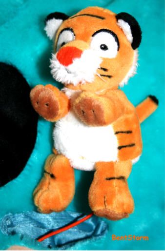 Princess JASMINE ALADDIN Pillow & RAJAH Tiger PLUSH  