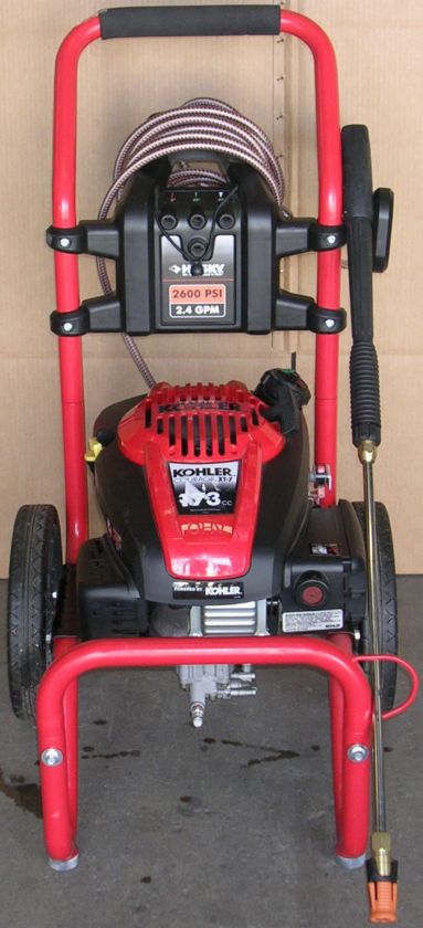 2600 PSI 2.4 GPM HUSKY KOHLER GAS POWERED PRESSURE WASHER #24  