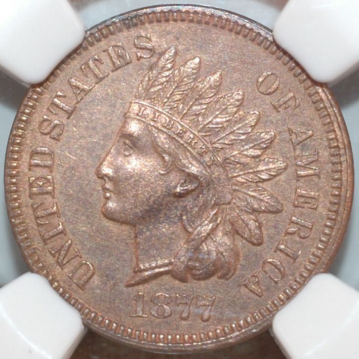 1877 Indian Head Cent NGC PROOF DETAILS  