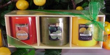 Premium Scented Candles (3 X3 1/2) Pk Pillar Gift Sets  