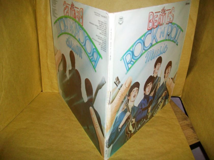 BEATLES DOUBLE ALBUM ROCK N ROLL MUSIC GEORGE JOHN PAUL RINGO 1960`s 