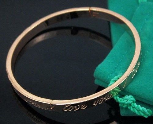 SALE GOLD /ROSE GOLD /SILVER PLATED LOVE BRACELET BA73  