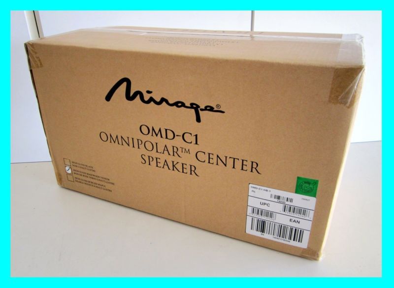 MIRAGE OMD C1 CENTER CHANNEL SPEAKER OMDC1 ★ ROSEWOOD ★  