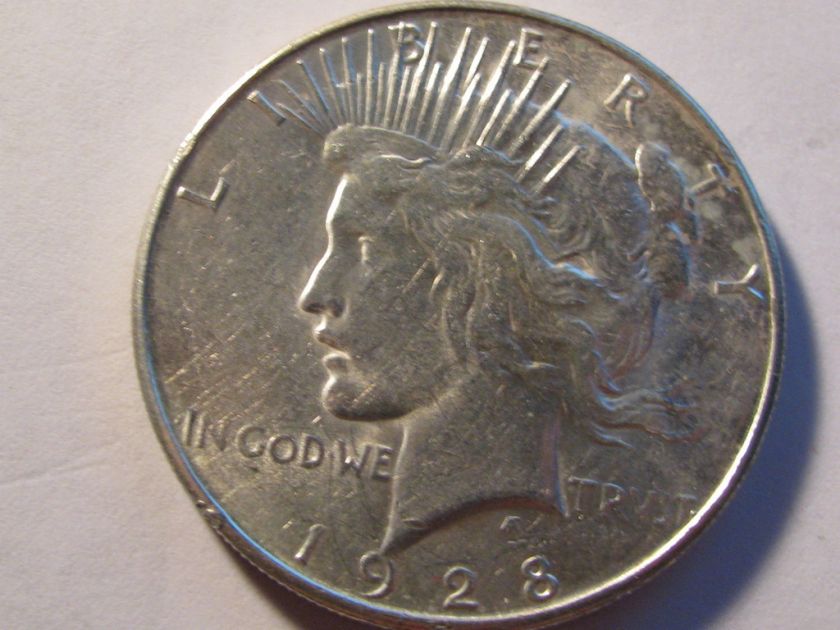 1928 S Peace Silver Dollar   Please Grade  