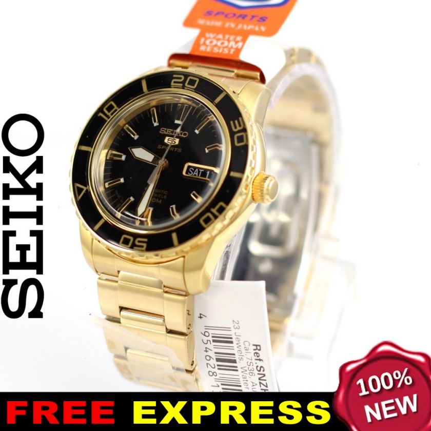 Seiko Men Watch 5 Sports JAPAN 7S36 Auto Sport Xpress SNZH60J1  