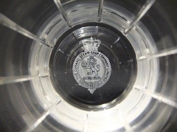   STUART CRYSTAL WHISKEY TUMBLERS, SHIPPING CRUISE LINER INTEREST  