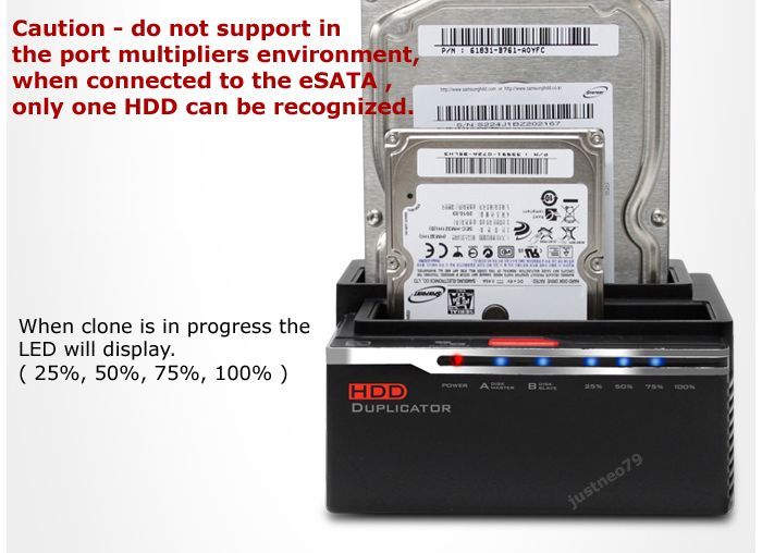 The target HDD