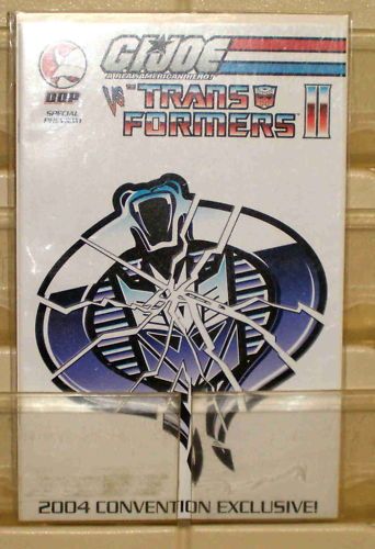 GI JOE VS TRANSFORMERS 2 2004 CONVENTION EXCLUSIVE DDP  