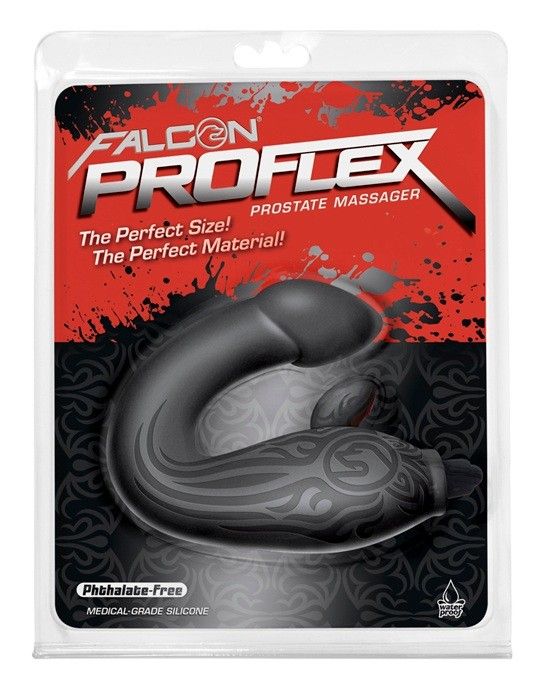 FALCON PROFLEX VIBRATING MEDICAL SILICONE FLEXIBLE WATERPROOF PROSTATE 