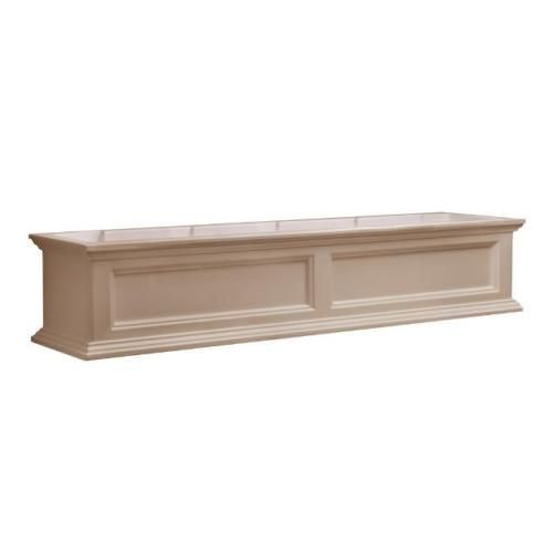 New Mayne Fairfield 60 Window Box Outdoor Flower Planter   Clay 