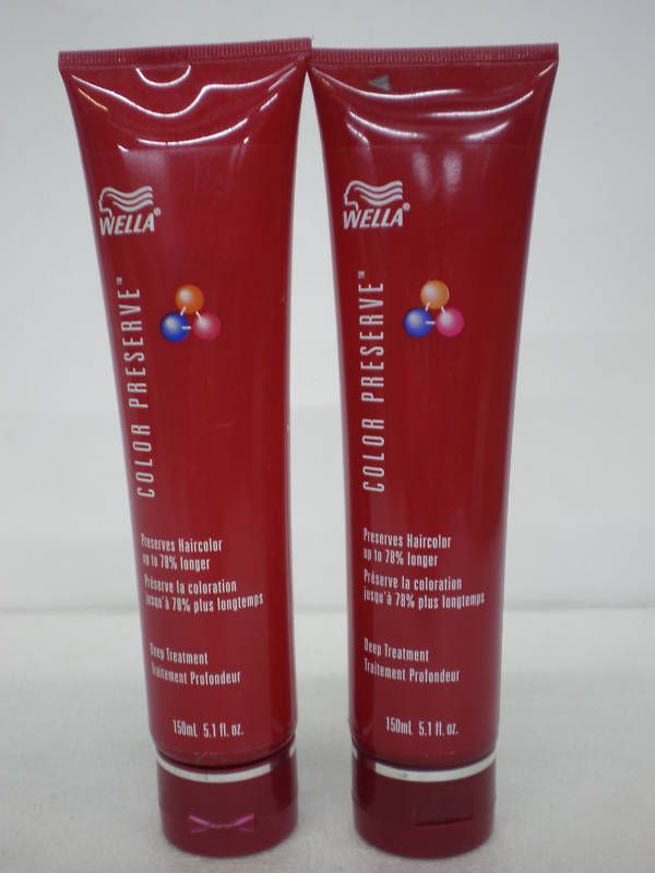 WELLA COLOR PRESERVE DEEP TREATMENT 5.1 oz X 2  