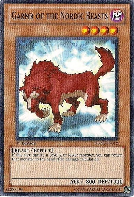 Garmr of the Nordic Beasts x 3   STOR EN012   Yu Gi Oh  